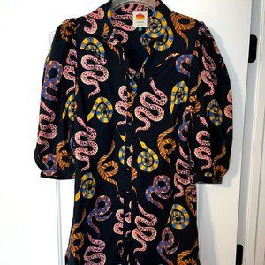 LIKE NEW FARM RIO SNAKE DRESS
